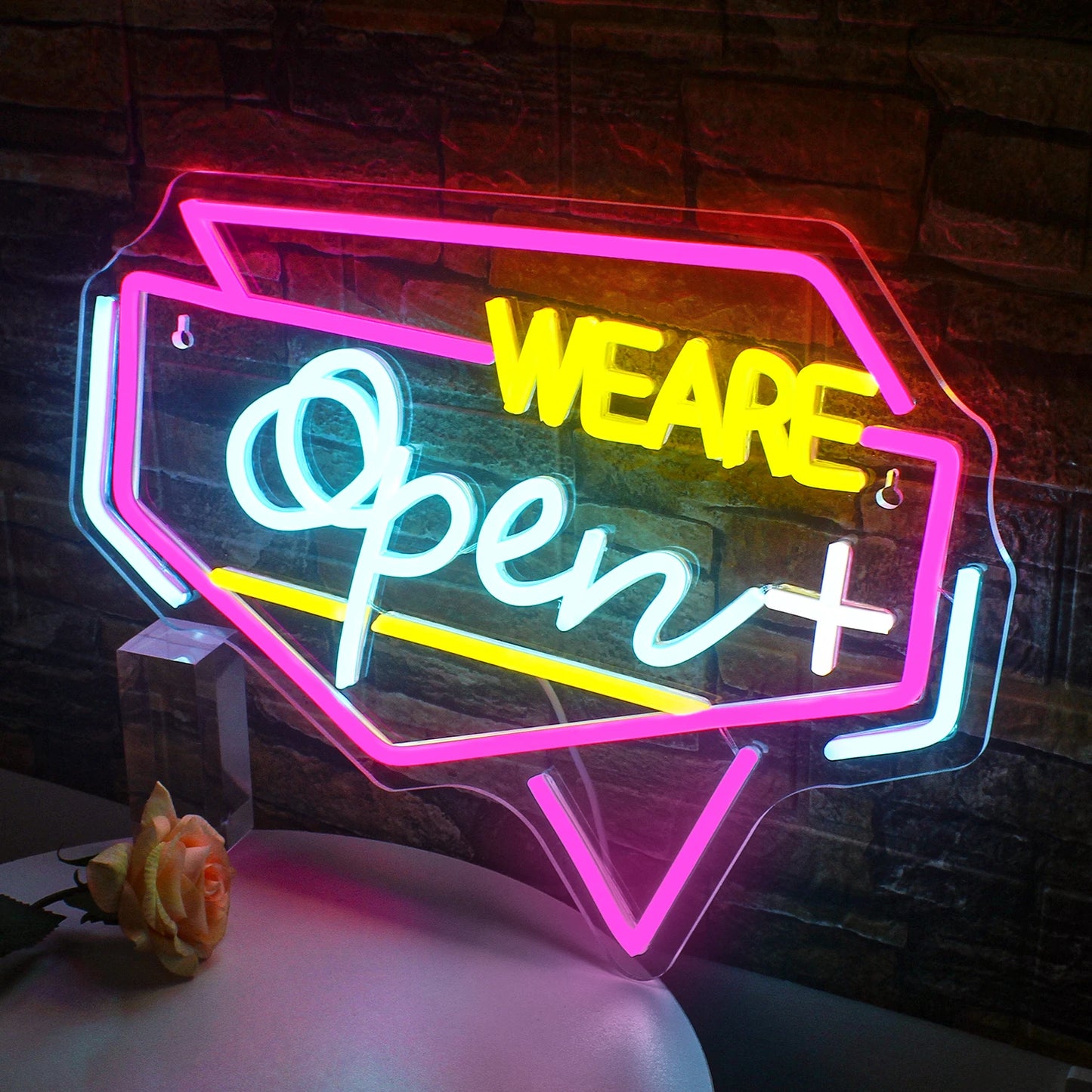 Open 5V USB LED Neon Sign - Budget Friendly