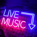 Live Music 5V USB LED Neon Sign - Budget Friendly