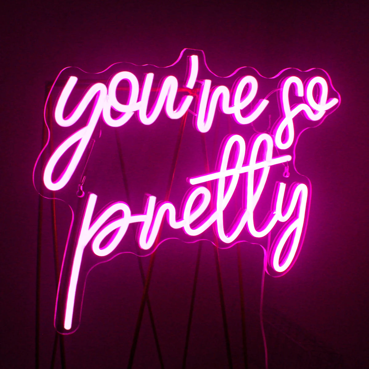 You’re so pretty – LED-neonreclame (5 V USB)