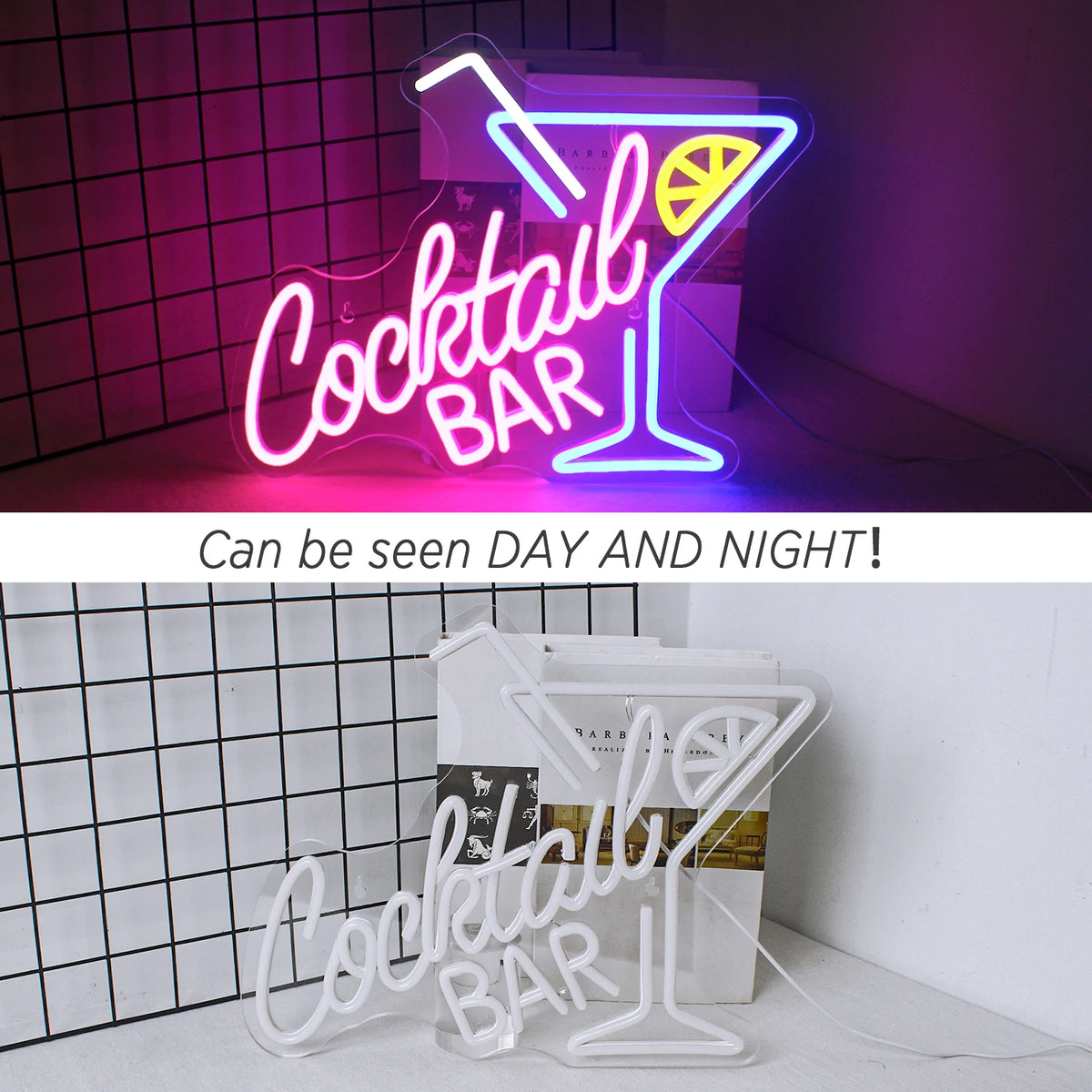 Cocktailbar 5V USB LED Neon Sign - Budgetvriendelijk