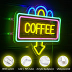 Coffee 5V USB LED Neon Sign - Budget Friendly