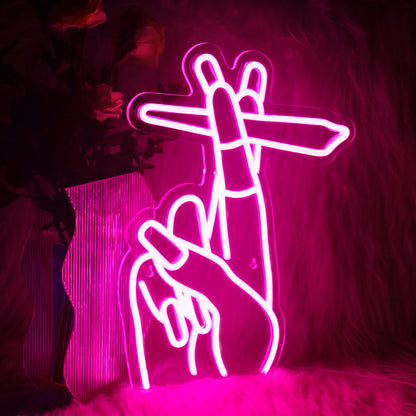 Gesture 5V USB LED Neon Sign - Budget Friendly