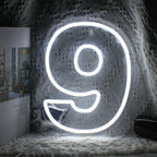 Birthday 0-9 Digital Number 5V USB LED Neon Sign - Budget Friendly
