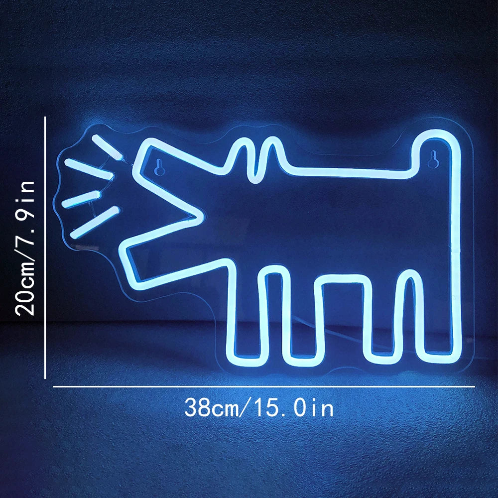 Dog 5V USB LED Neon Sign - Budget Friendly