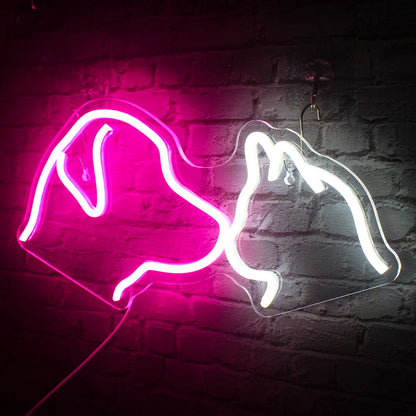 Dog Cat 5V USB LED Neon Sign - Budget Friendly