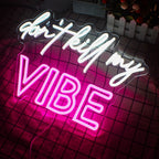 Don't Kill My Vibe – LED-neonbord (5 V USB)