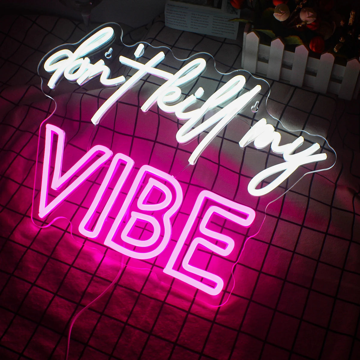 Don't Kill My Vibe – LED-neonbord (5 V USB)