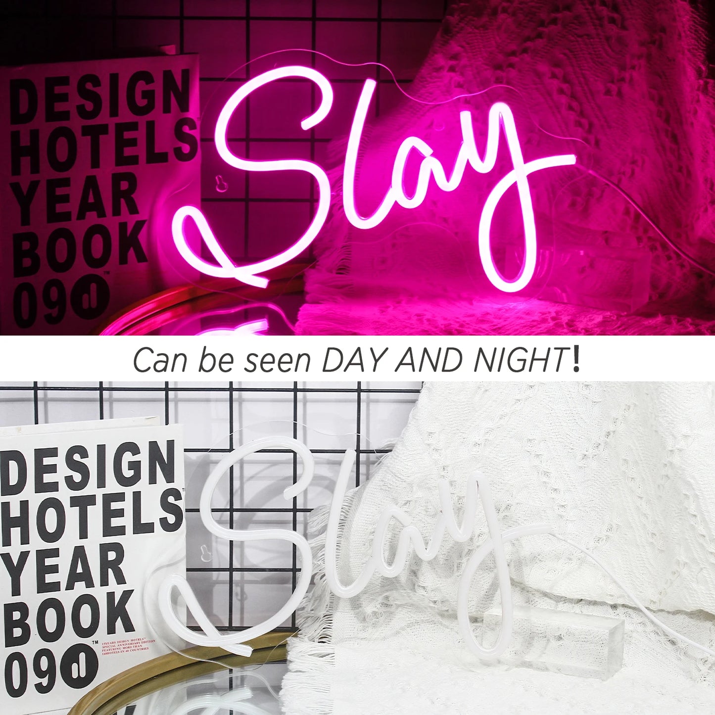 Slay 5V USB LED Neon Sign - Budget Friendly