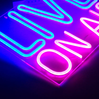 Live On Air 5V USB LED Neon Sign - Budget Friendly