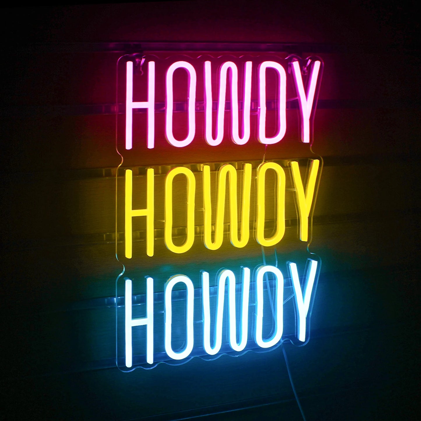 Howdy 5V USB LED Neon Sign - Budget Friendly