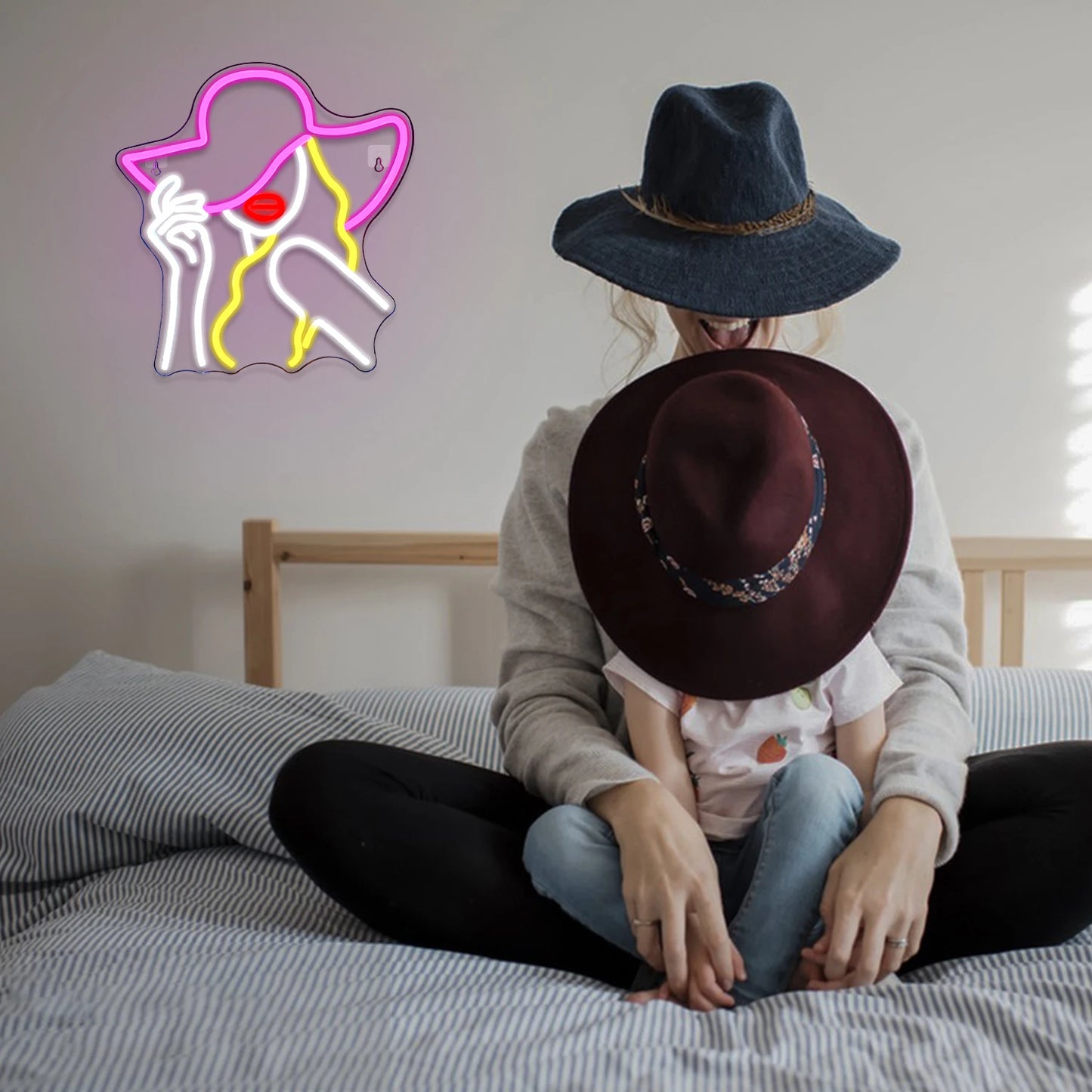 Cowboy Hat 5V USB LED Neon Sign - Budget Friendly