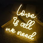 Love is all we need – LED-neonbord (5 V USB)
