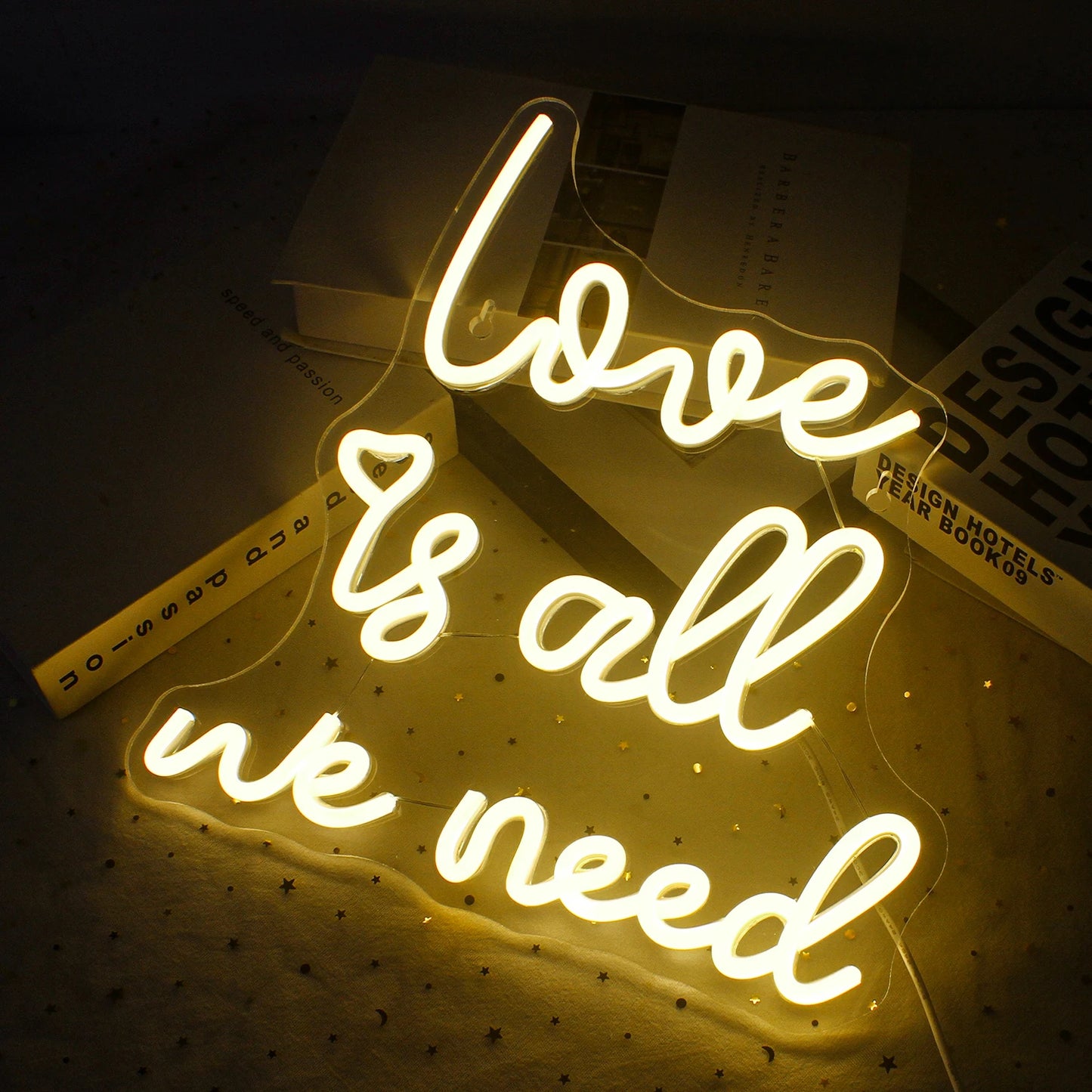 Love is all we need 5V USB LED Neon Sign - Budget Friendly