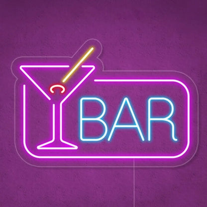 Cocktails Bar 5V USB LED Neon Sign - Budget Friendly