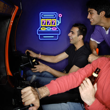 777 Game Room 5V USB LED Neon Sign - Budget Friendly