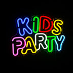 Kids Party – LED-neonbord (5 V USB)