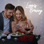 Love Is Brewing – LED-neonbord (5 V USB)