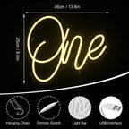 One 5V USB LED Neon Sign - Budget Friendly