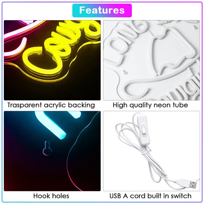 Long Live Cowgirls 5V USB LED Neon Sign - Budget Friendly