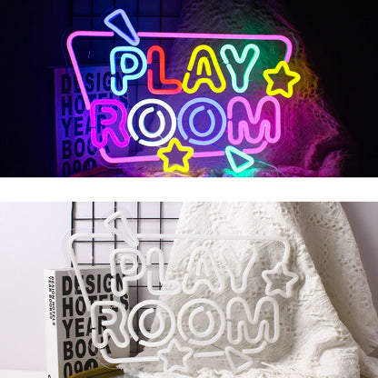 Play Room 5V USB LED Neon Sign - Budget Friendly