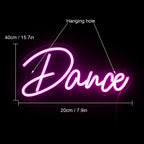 Dance – LED-neonbord (5 V USB)
