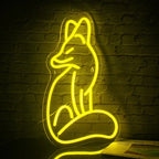 Fox 5V USB LED Neon Sign - Budget Friendly