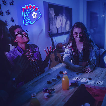 Poker 5V USB LED Neon Sign - Budget Friendly