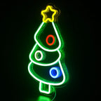 Christmas Tree 5V USB LED Neon Sign - Budget Friendly