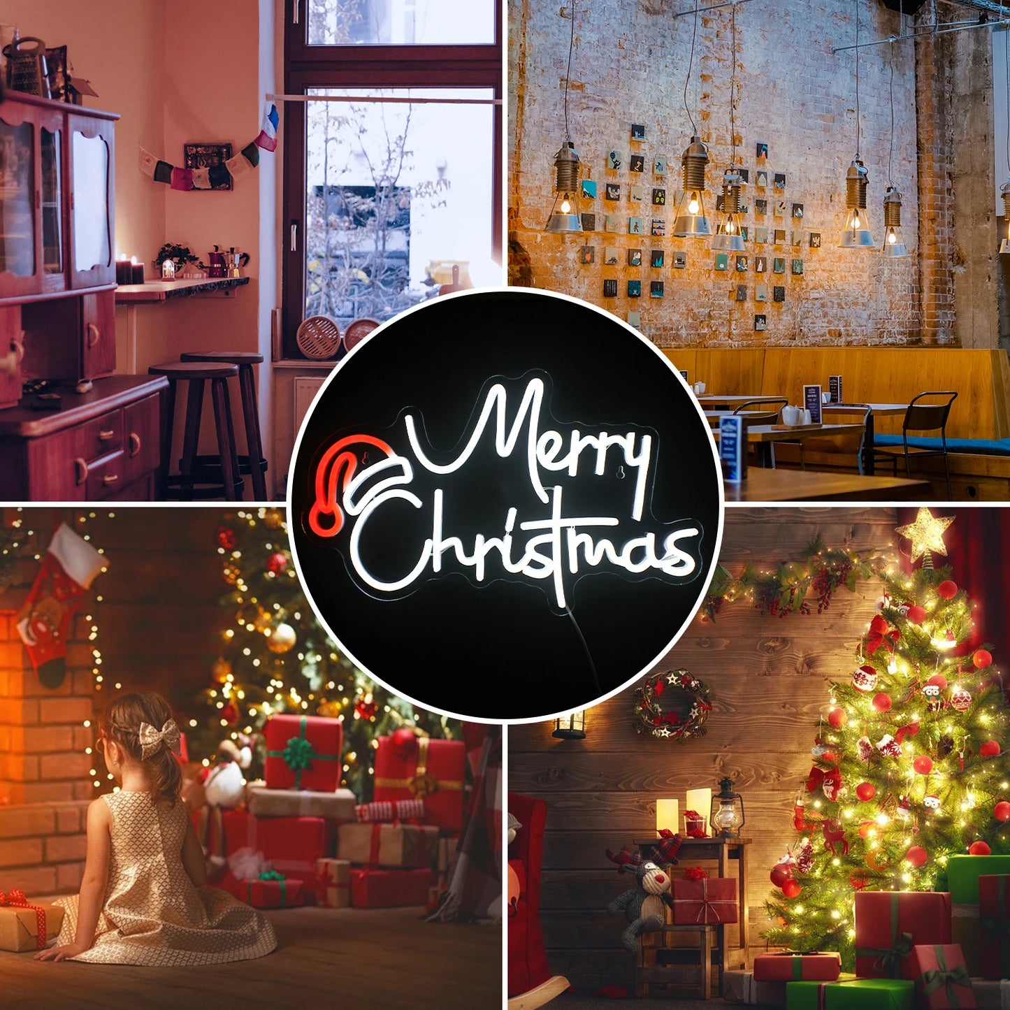 LED Merry Christmas 5V USB LED Neon Sign - Budget Friendly