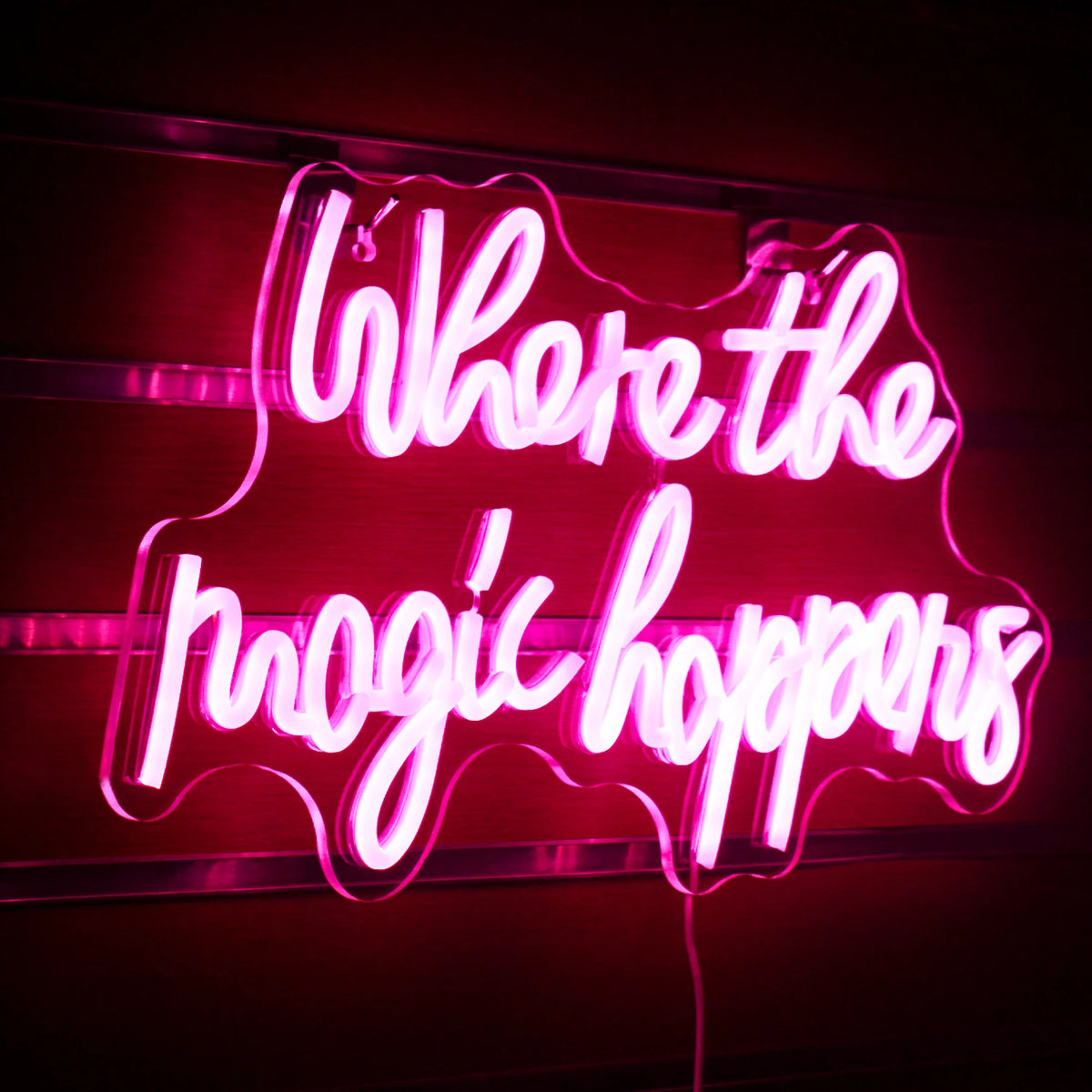 Where The Magic Happens – LED-neonbord (5 V USB)