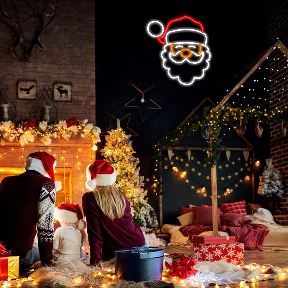 Merry Christmas 5V USB LED Neon Sign - Budget Friendly