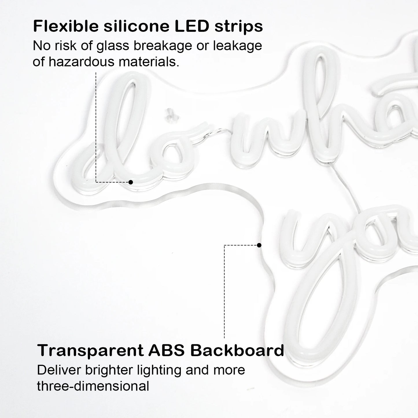 Do What You Love 5V USB LED Neon Sign - Budget Friendly