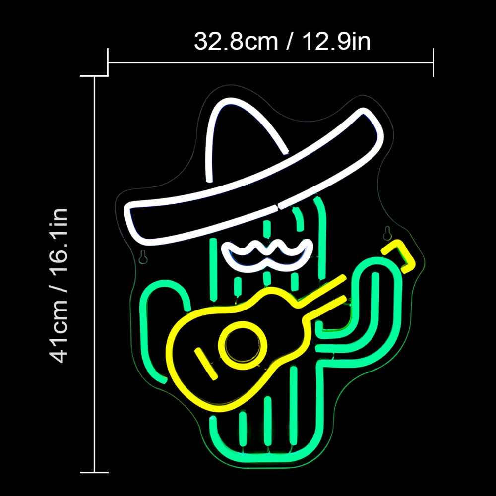 Cowboyhoed 5V USB LED Neonreclame - Budgetvriendelijk