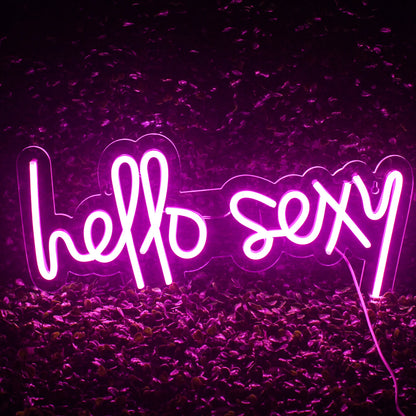 Hello Sexy 5V USB LED Neon Sign - Budget Friendly