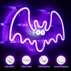 Vleermuis – LED-neonbord (5 V USB)