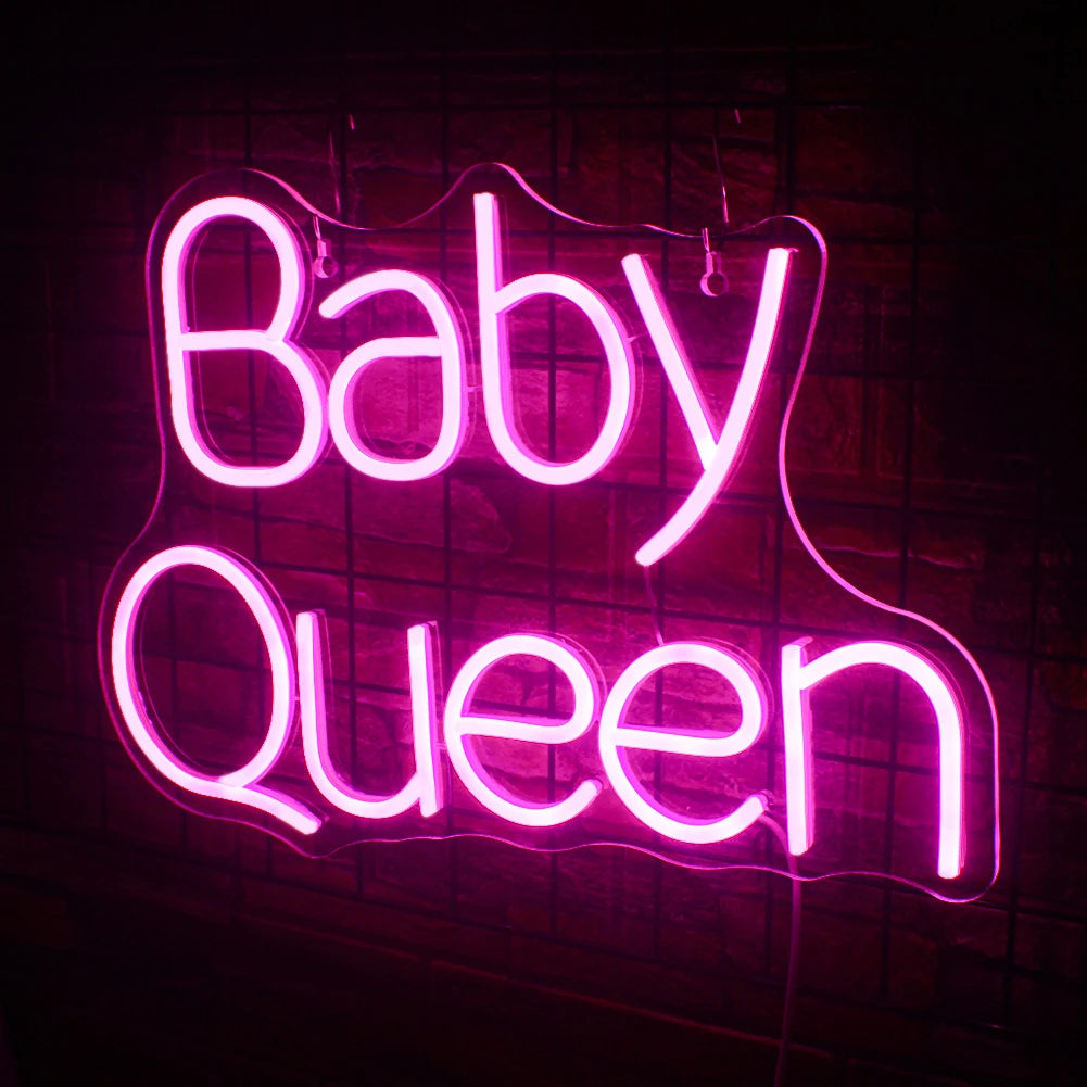 Baby Queen 5V USB LED Neon Sign - Budgetvriendelijk