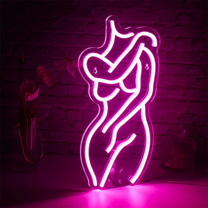 Sexy Lady Night 5V USB LED Neon Sign - Budget Friendly