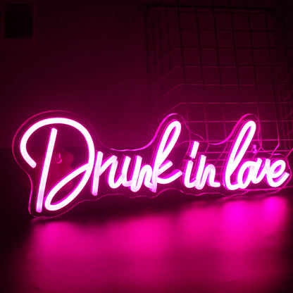 Drunk In Love 5V USB LED Neon Sign - Budget Friendly