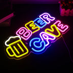 Beer Cave 5V USB LED Neon Sign - Budget Friendly