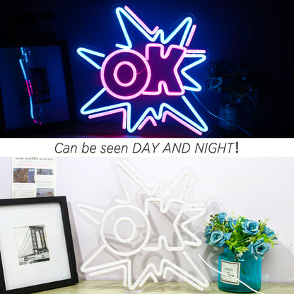 Ok 5V USB LED Neon Sign - Budget Friendly