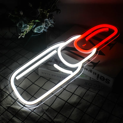 Lipstick 5V USB LED Neon Sign - Budget Friendly