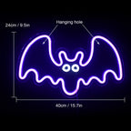 Vleermuis – LED-neonbord (5 V USB)