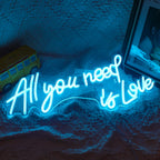 All Your Need Is Love 5V USB LED Neon Sign - Budgetvriendelijk