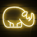 Neushoorn – LED-neonbord (5 V USB)