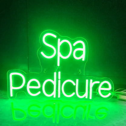 Spa Pedicure 5V USB LED Neon Sign - Budget Friendly