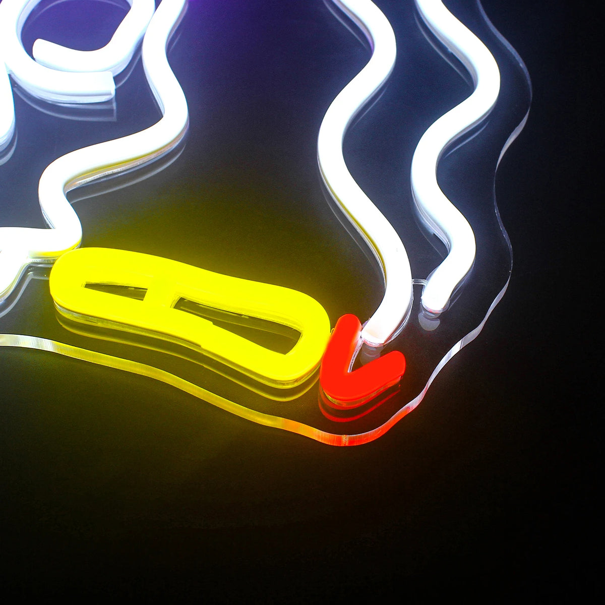 Schedel – LED-neonbord (5 V USB)
