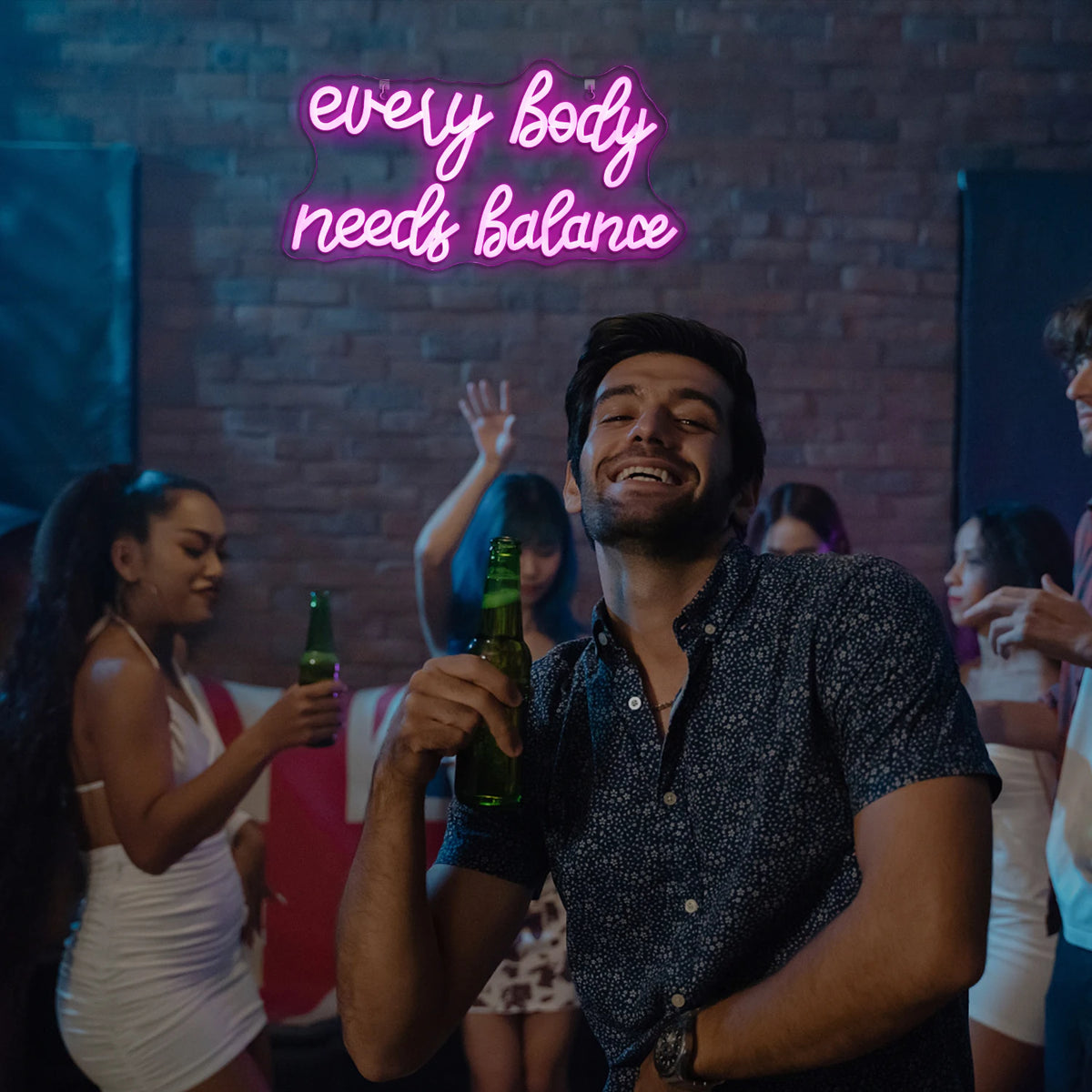 Every Body Needs Balance – LED-neonbord (5 V USB)