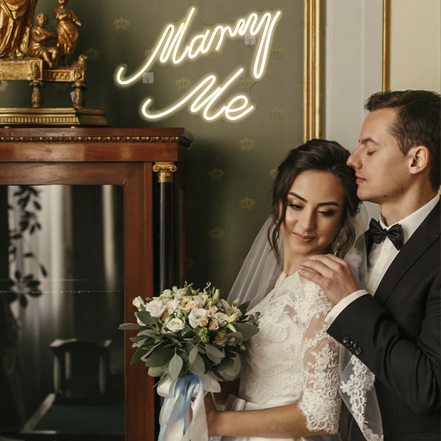 Marry Me 5V USB LED Neon Sign - Budget Friendly