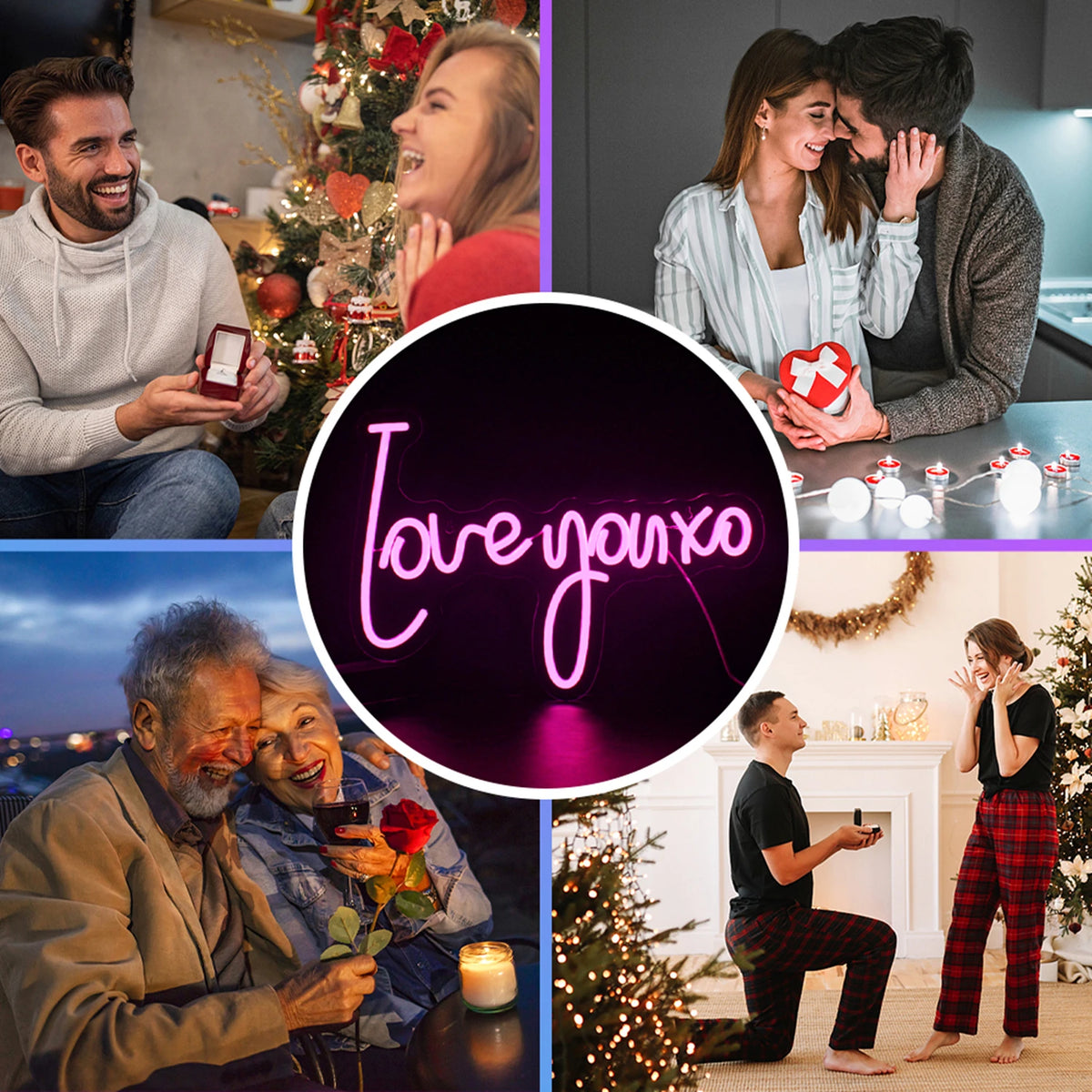 Love You XO 5V USB LED Neon Sign - Budget Friendly