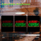 Restaurant OPEN – LED-neonreclame (5 V USB)